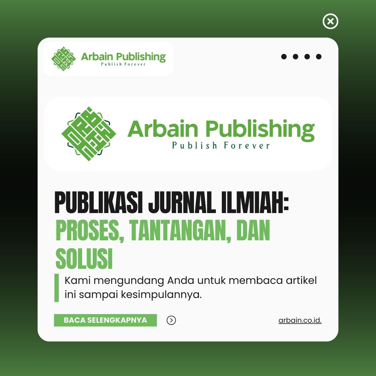 Publikasi Jurnal Ilmiah: Proses, Tantangan, dan Solusi