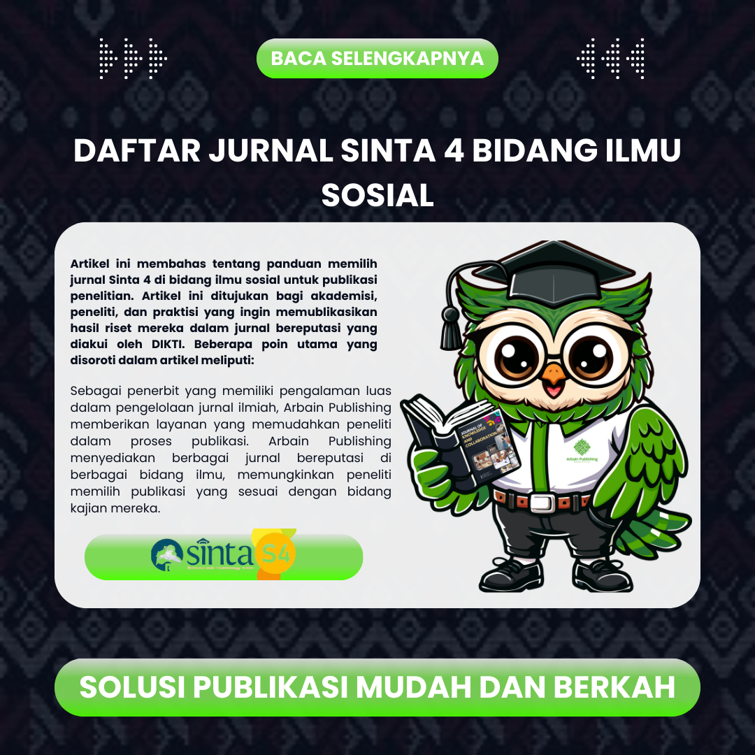 Daftar Jurnal Sinta 4 Bidang Ilmu Sosial