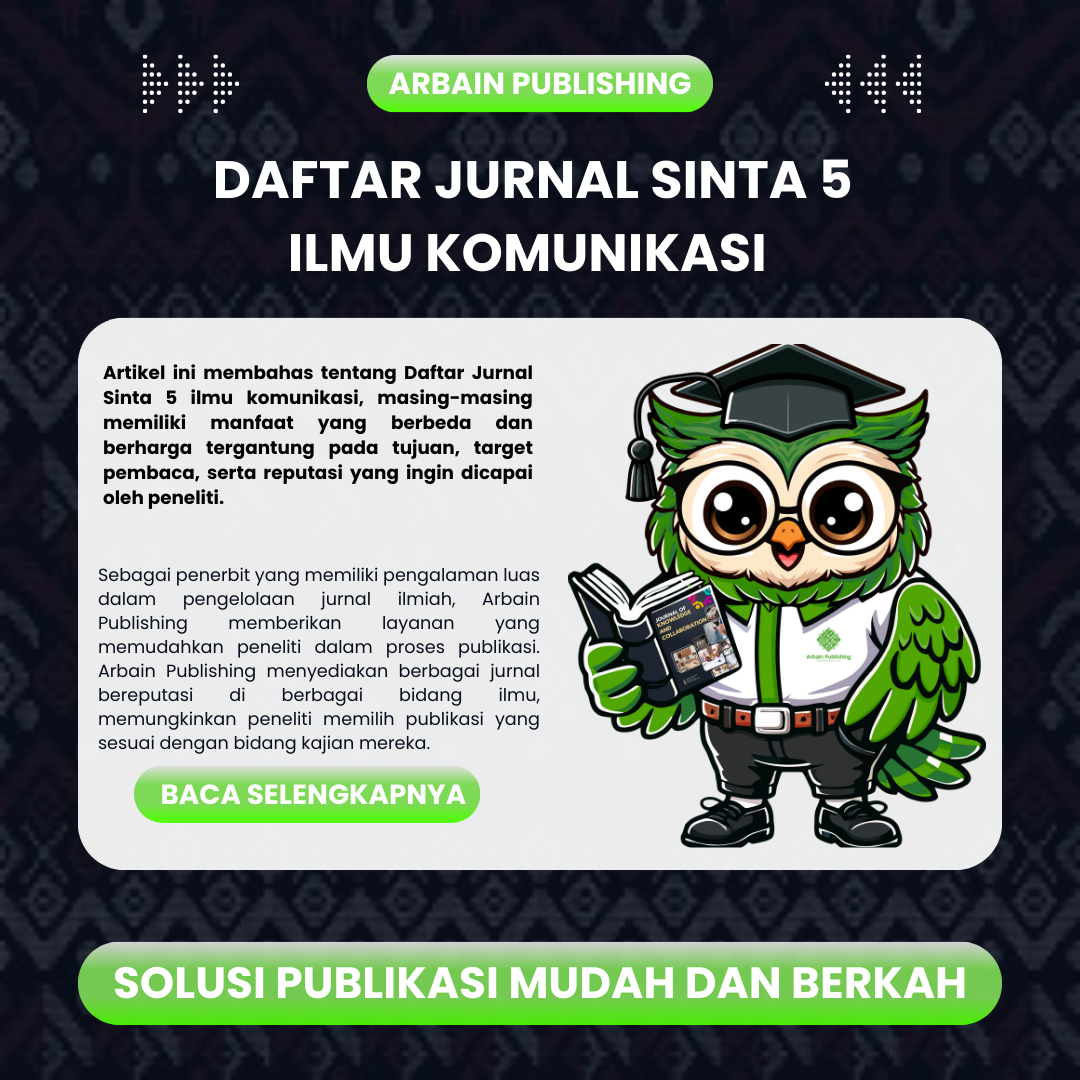 Daftar Jurnal Sinta 5 Bidang Imu Komunikasi