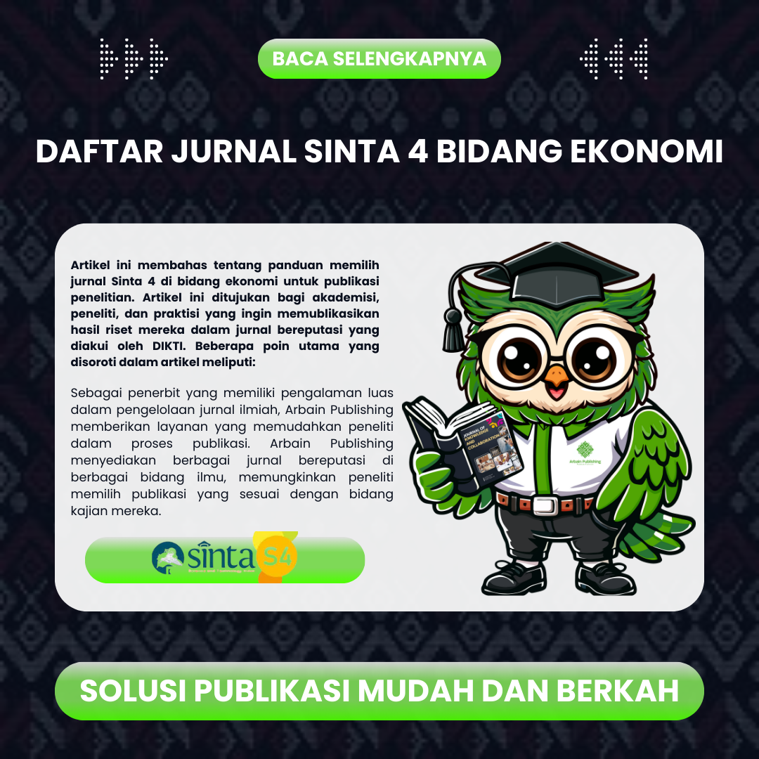 Daftar Jurnal Sinta 4 Bidang Ekonomi