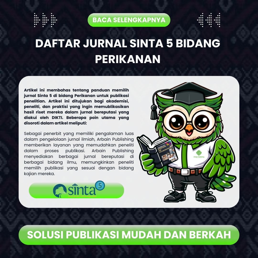 Daftar Jurnal Sinta 5 Bidang Ilmu Perikanan