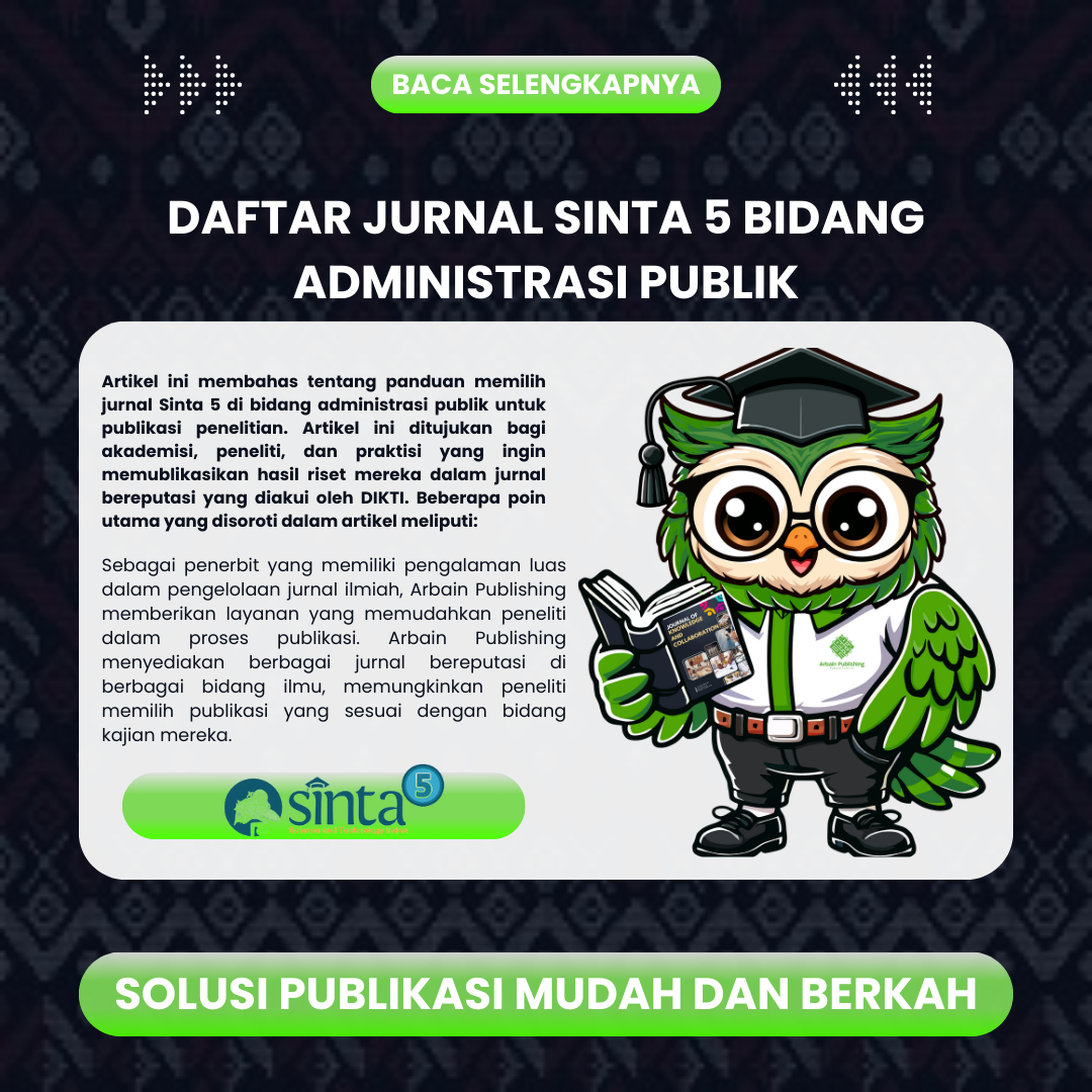 Daftar Sinta 5 Bidang Admnistrasi Publik