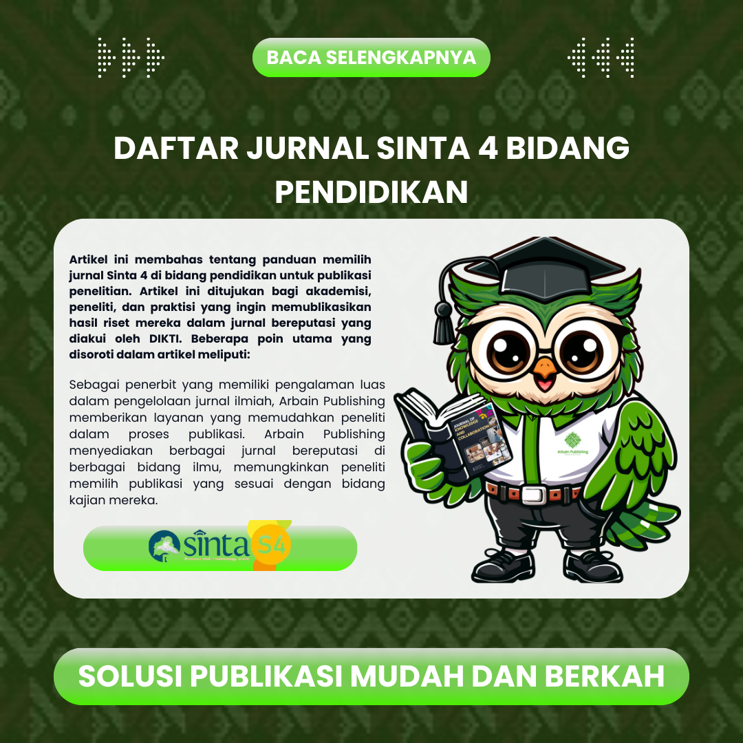 Daftar Jurnal Sinta 4 Bidang Pendidikan