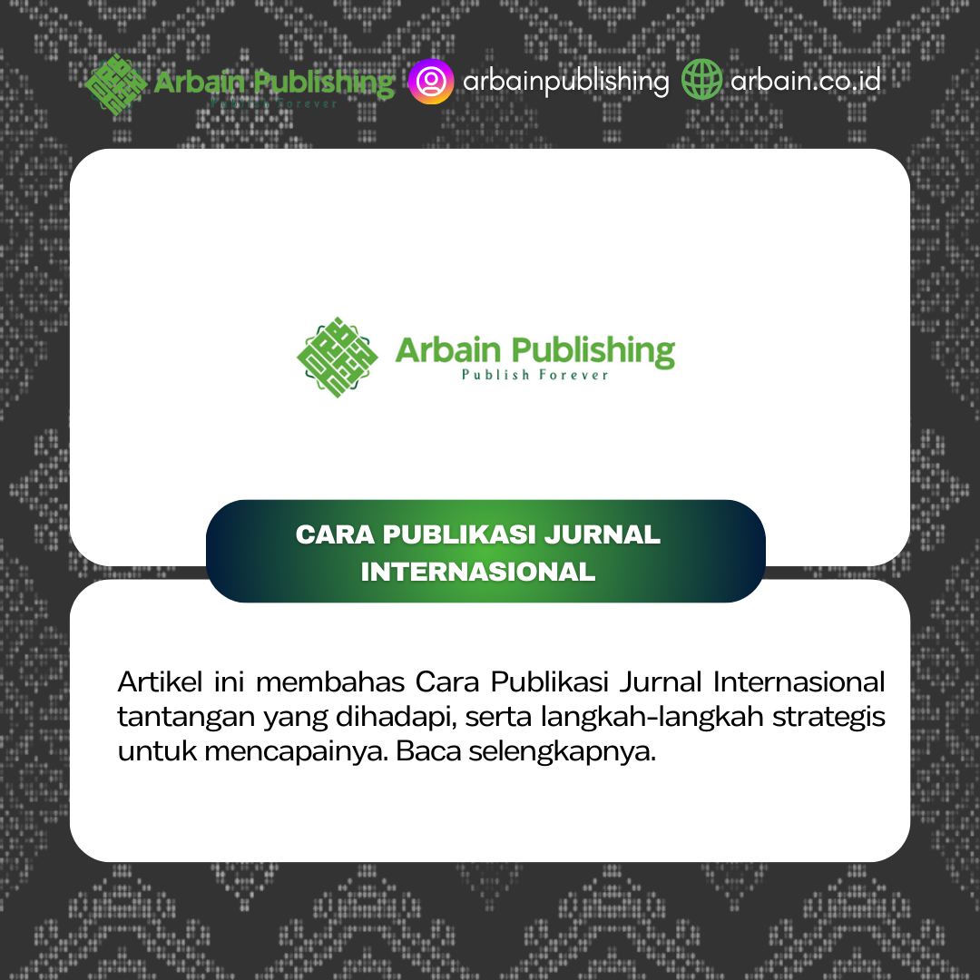 Cara Publikasi Jurnal Internasional