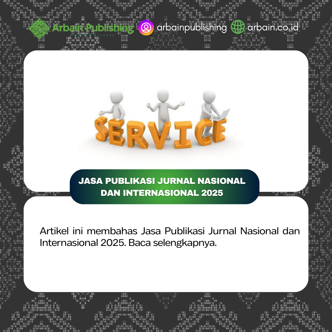 Jasa Publikasi Jurnal Nasional dan Internasional