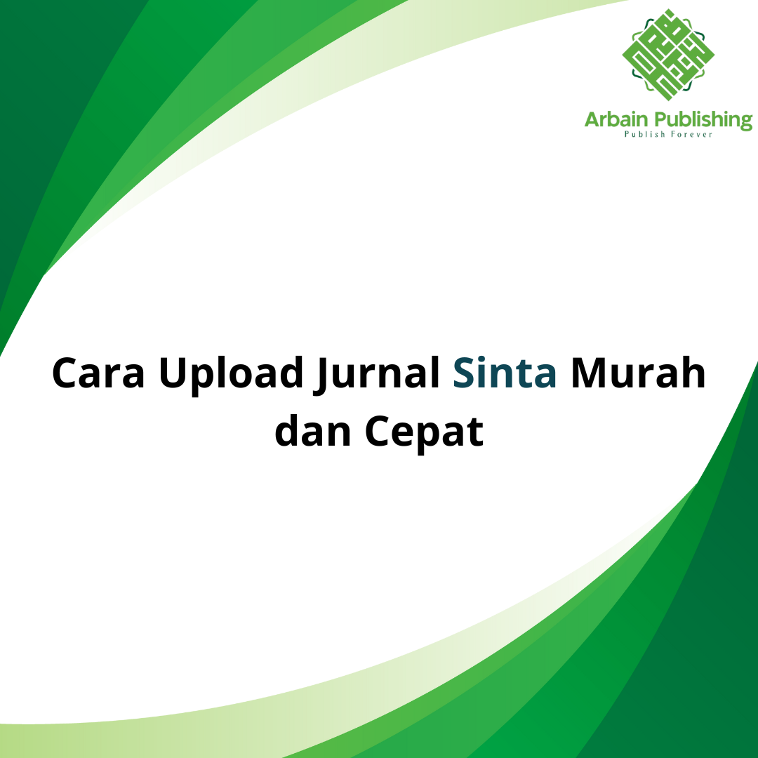 Cara Upload Jurnal Sinta Murah dan Cepat