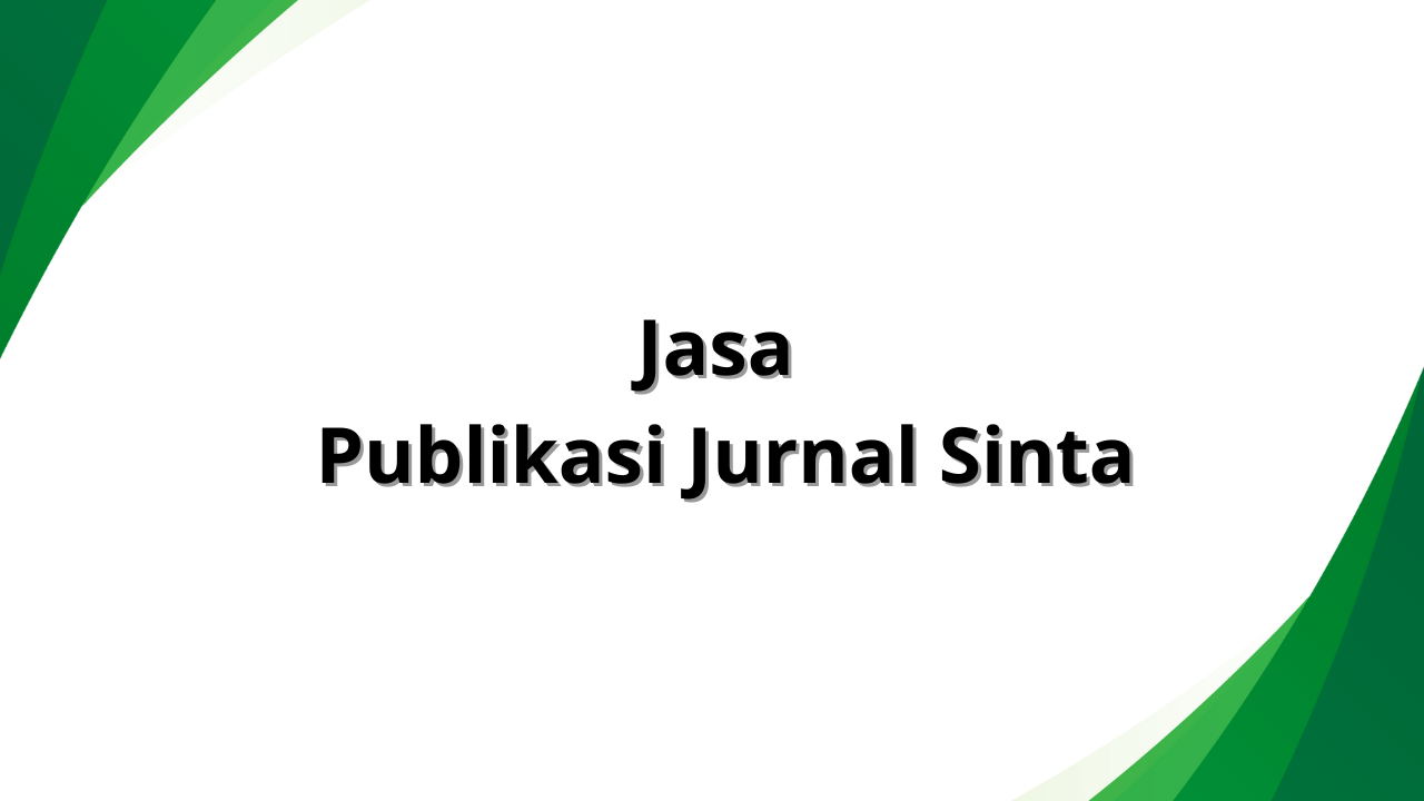 Jasa Publikasi Jurnal Sinta