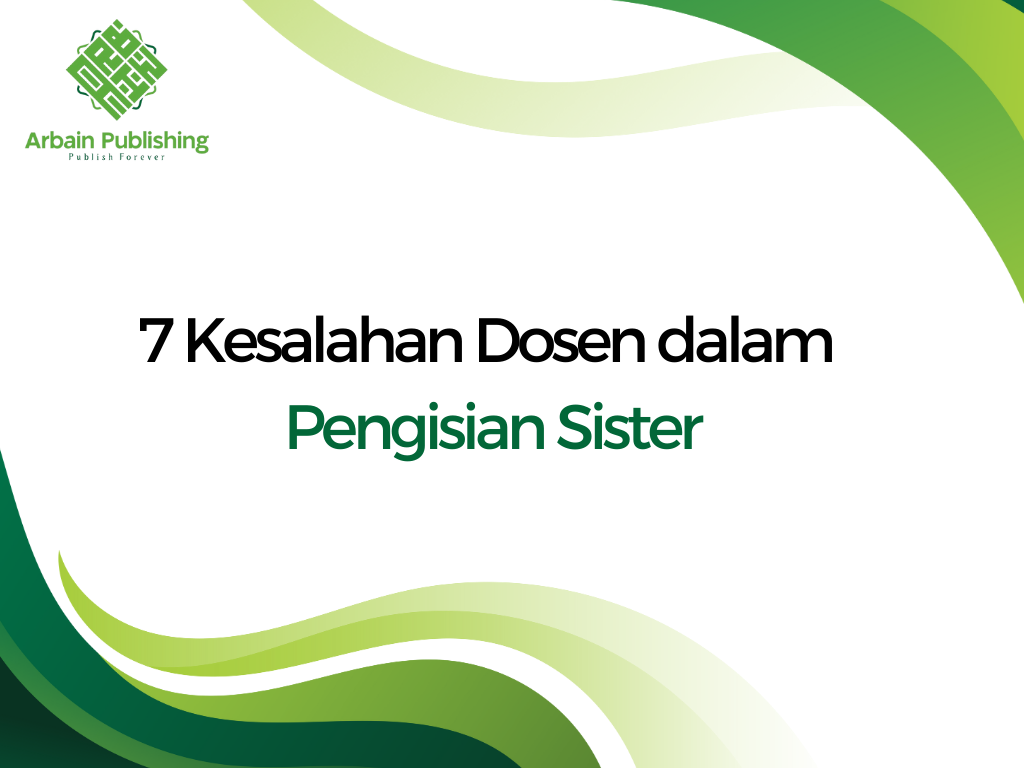 7 Kesalahan Dosen dalam Pengisian Sister
